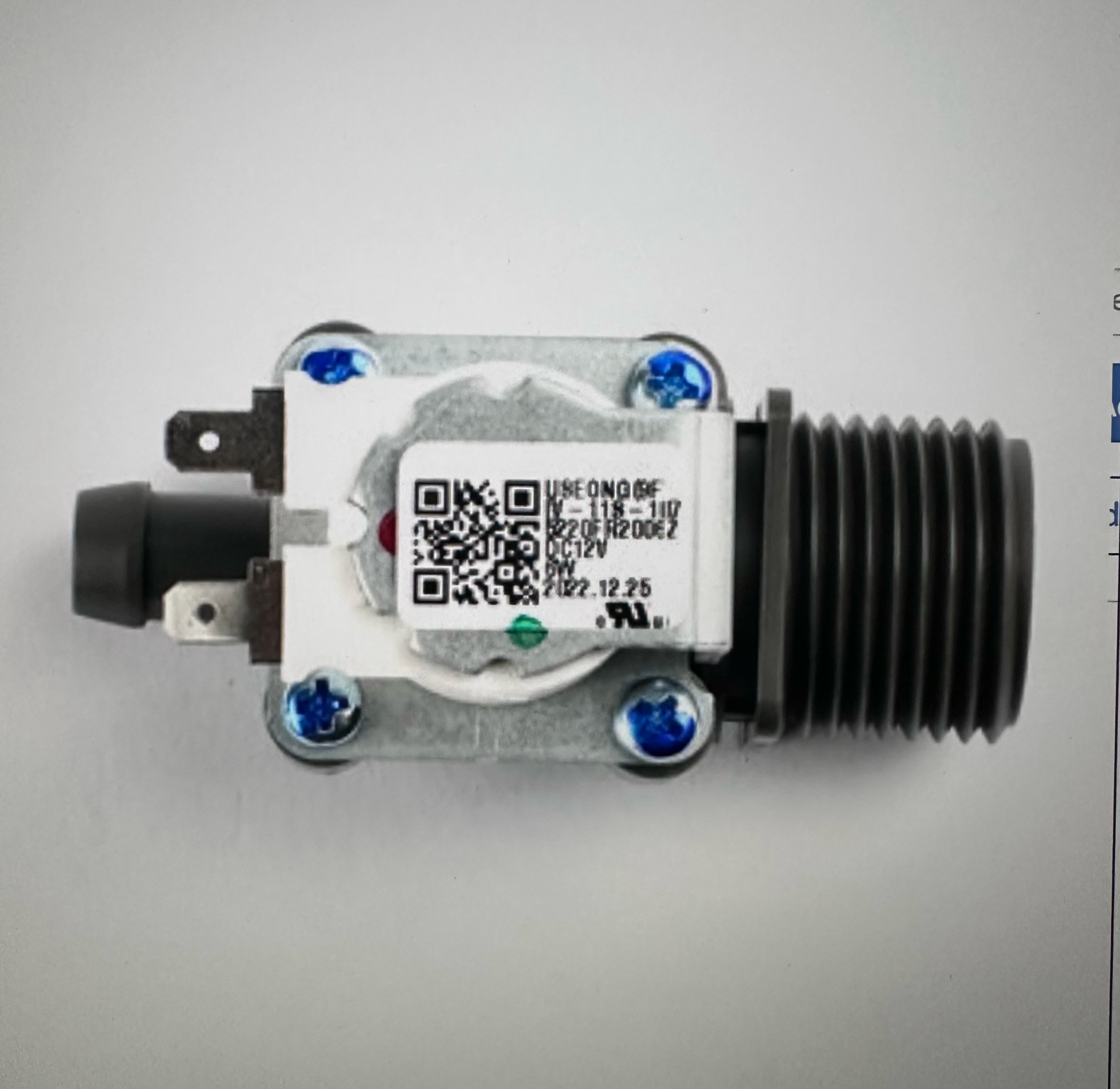 LG washer hot water inlet valve, OEM part 5220FR2006Z