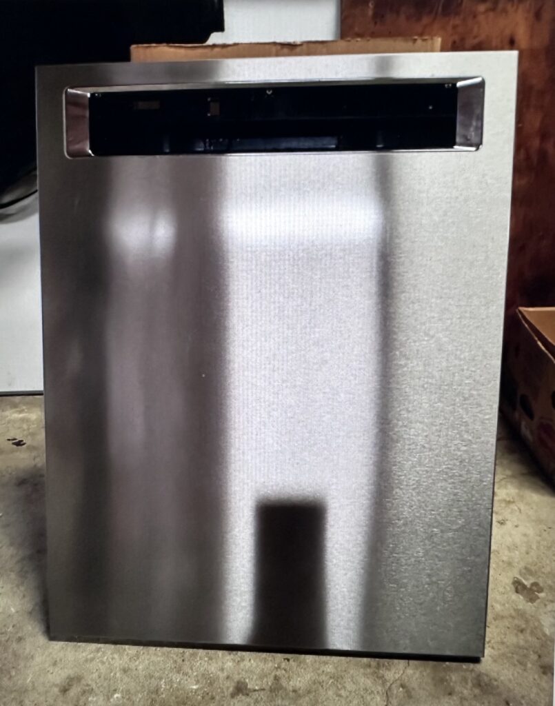 KitchenAid dishwasher door panel, OEM part W11416785