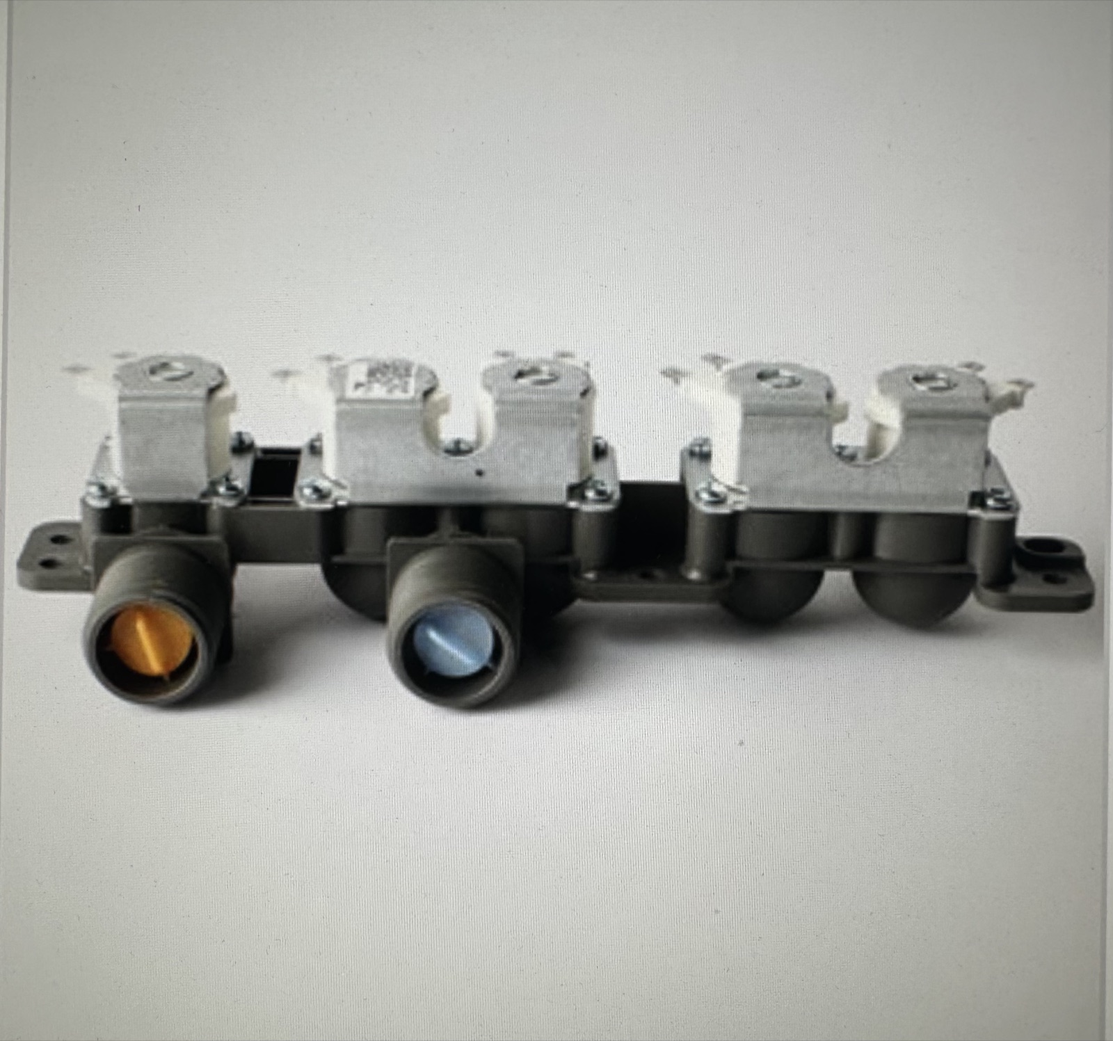 LG top-load washer water inlet valve assembly, OEM part AJU75152601