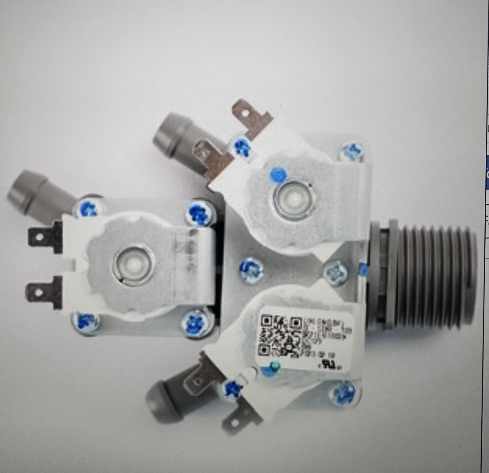 LG washer cold water inlet valve, OEM part 5221ER1003S